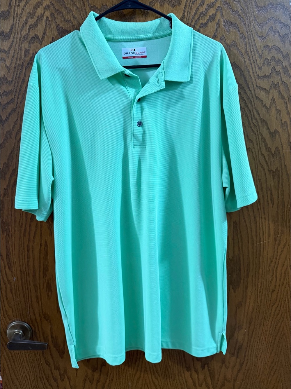 Grand Slam Men's Mint Green Performance Polo XL